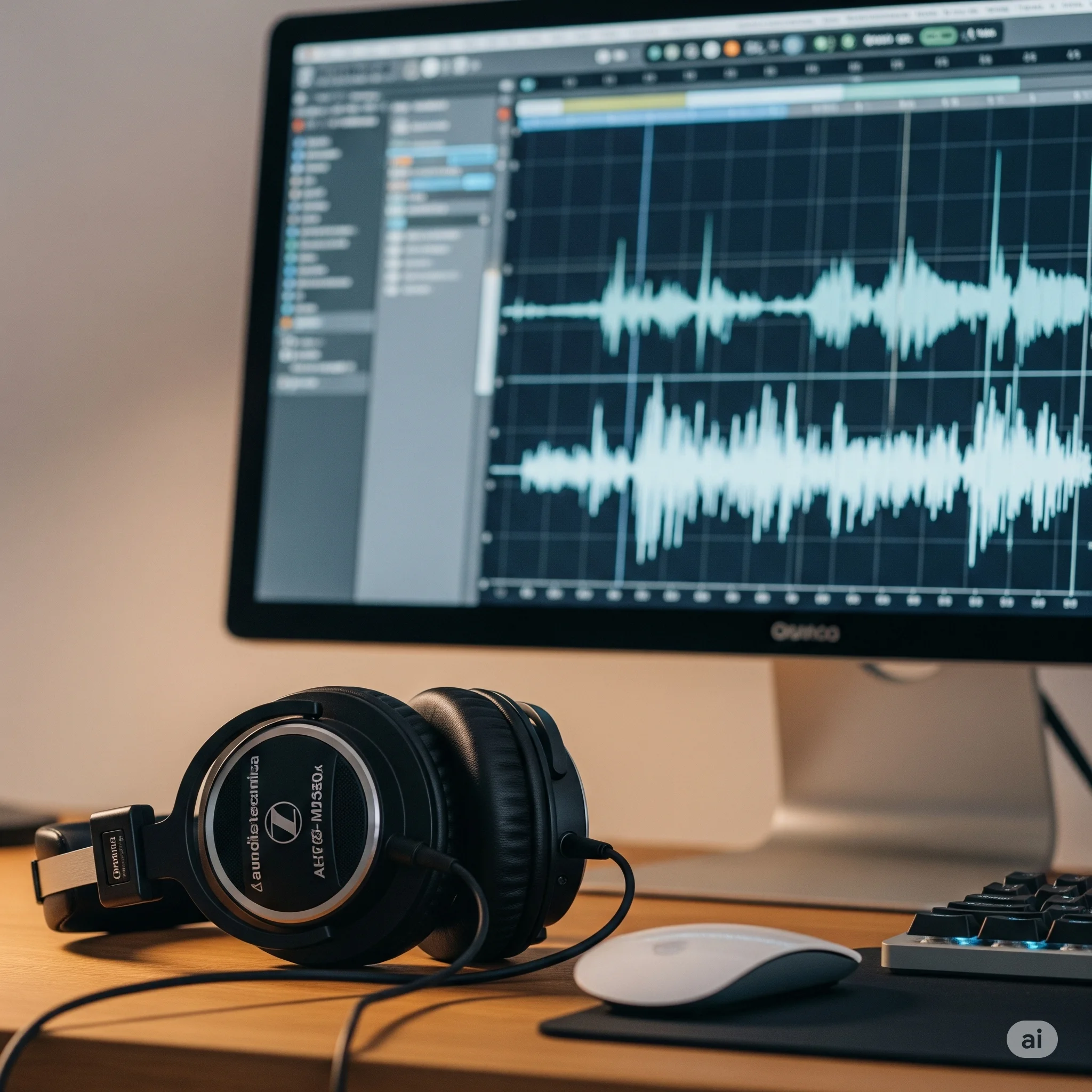 Professional headphones for audio transcription