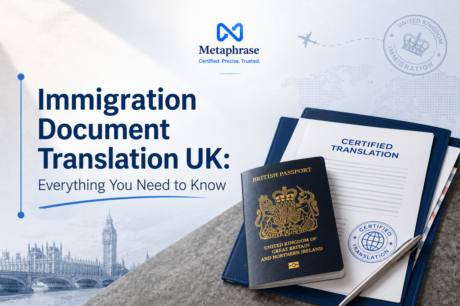 Immigration translation guide for UK visa applications