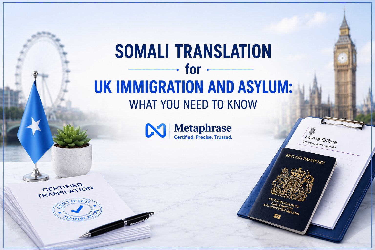 Somali Translation for UK Immigration and Asylum — Metaphrase
