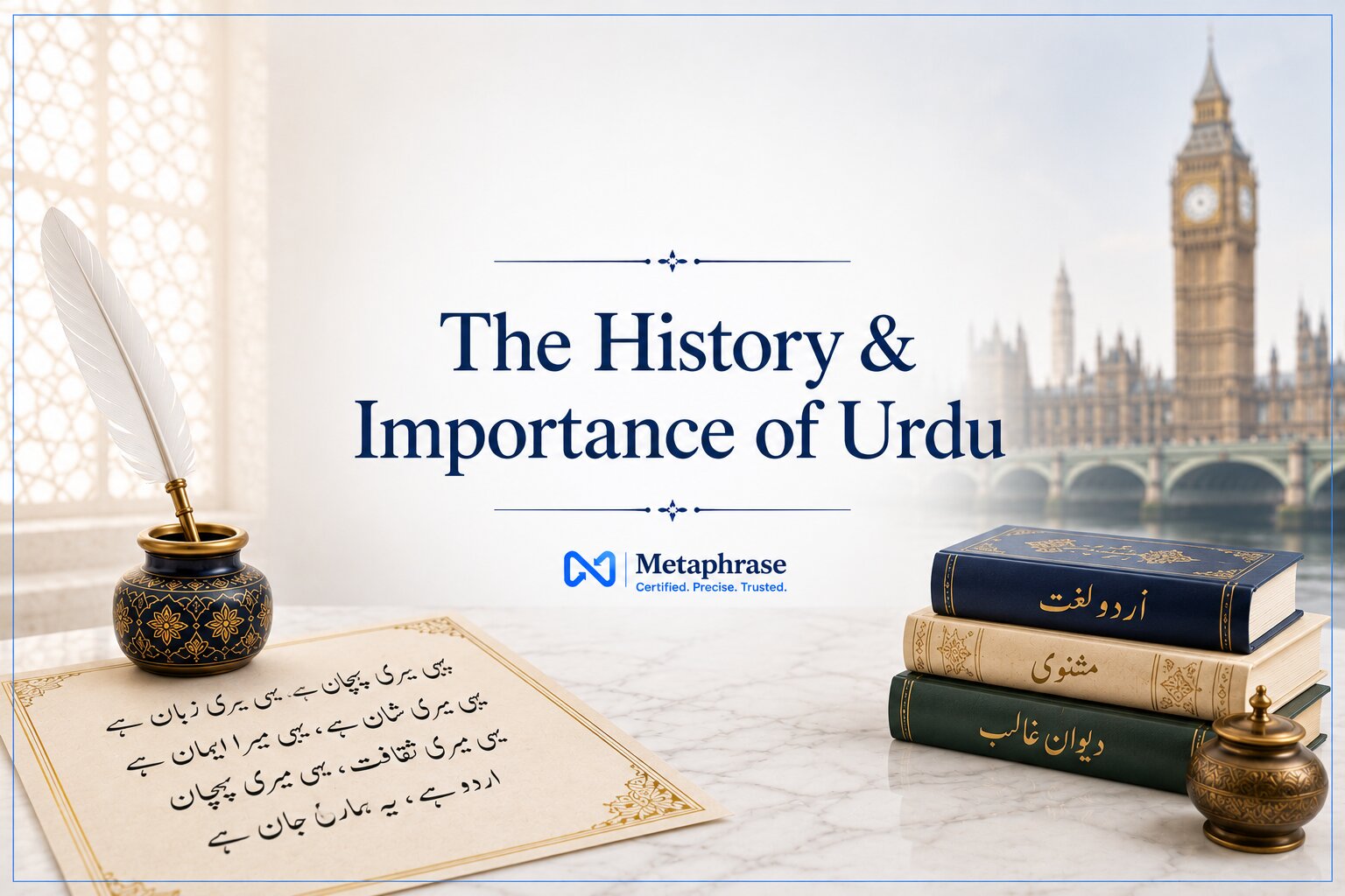 The history of Urdu language